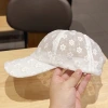 The new Korean-style summer lace flower baseball cap for women is fashionable, versatile and elegant. It also features a sunshade and perforated baseball cap Specification image